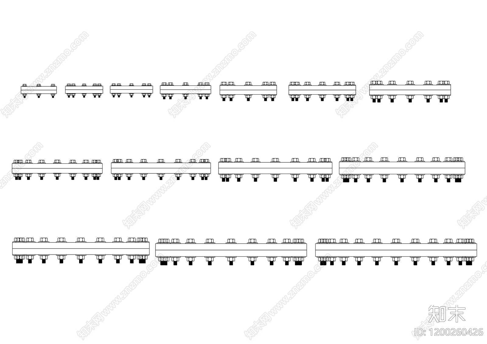 现代五金管件施工图下载【ID:1200260426】