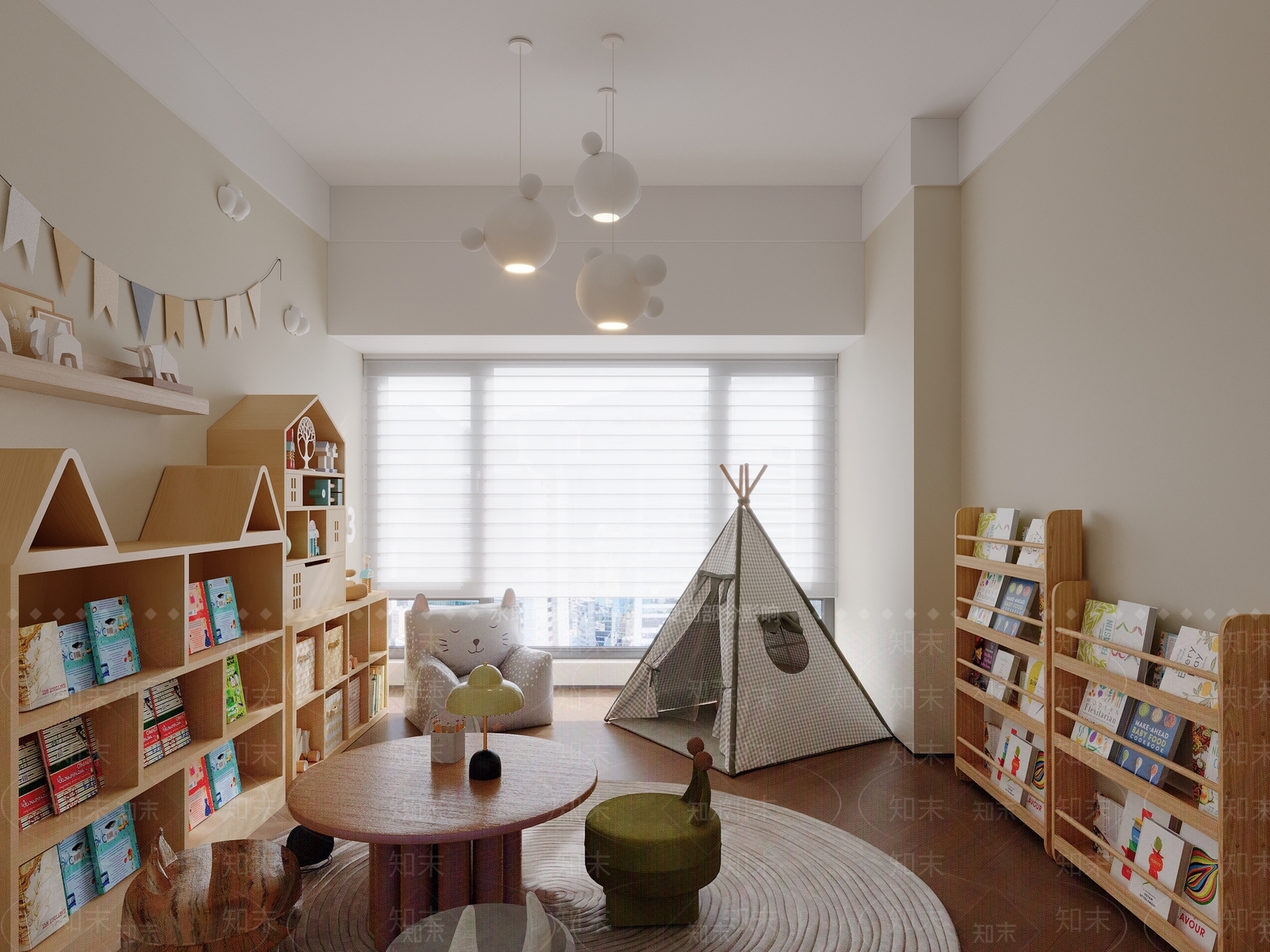 现代儿童娱乐室3D模型下载【ID:1200272727】