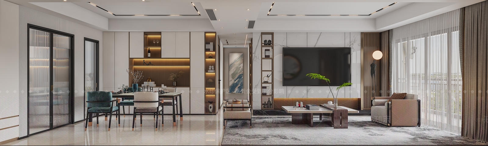 家居客厅3D模型下载【ID:1200277354】