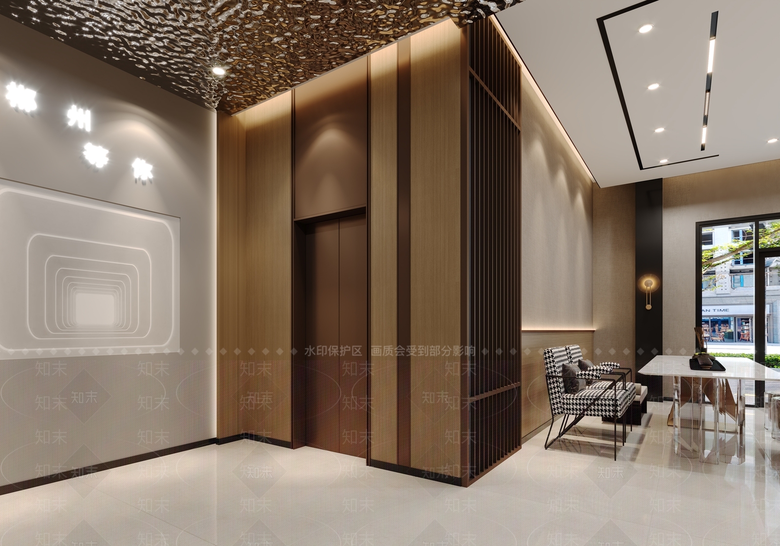 现代酒店大堂3D模型下载【ID:1215178586】