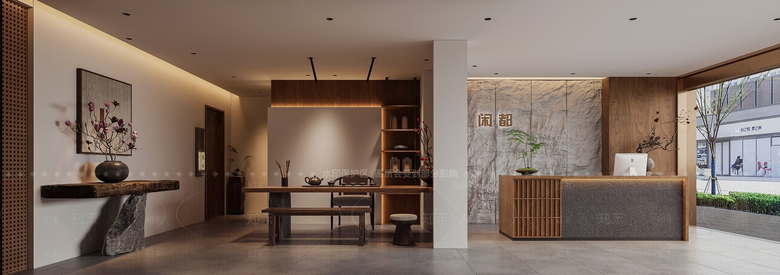 中式化妆品店3D模型下载【ID:1200280566】