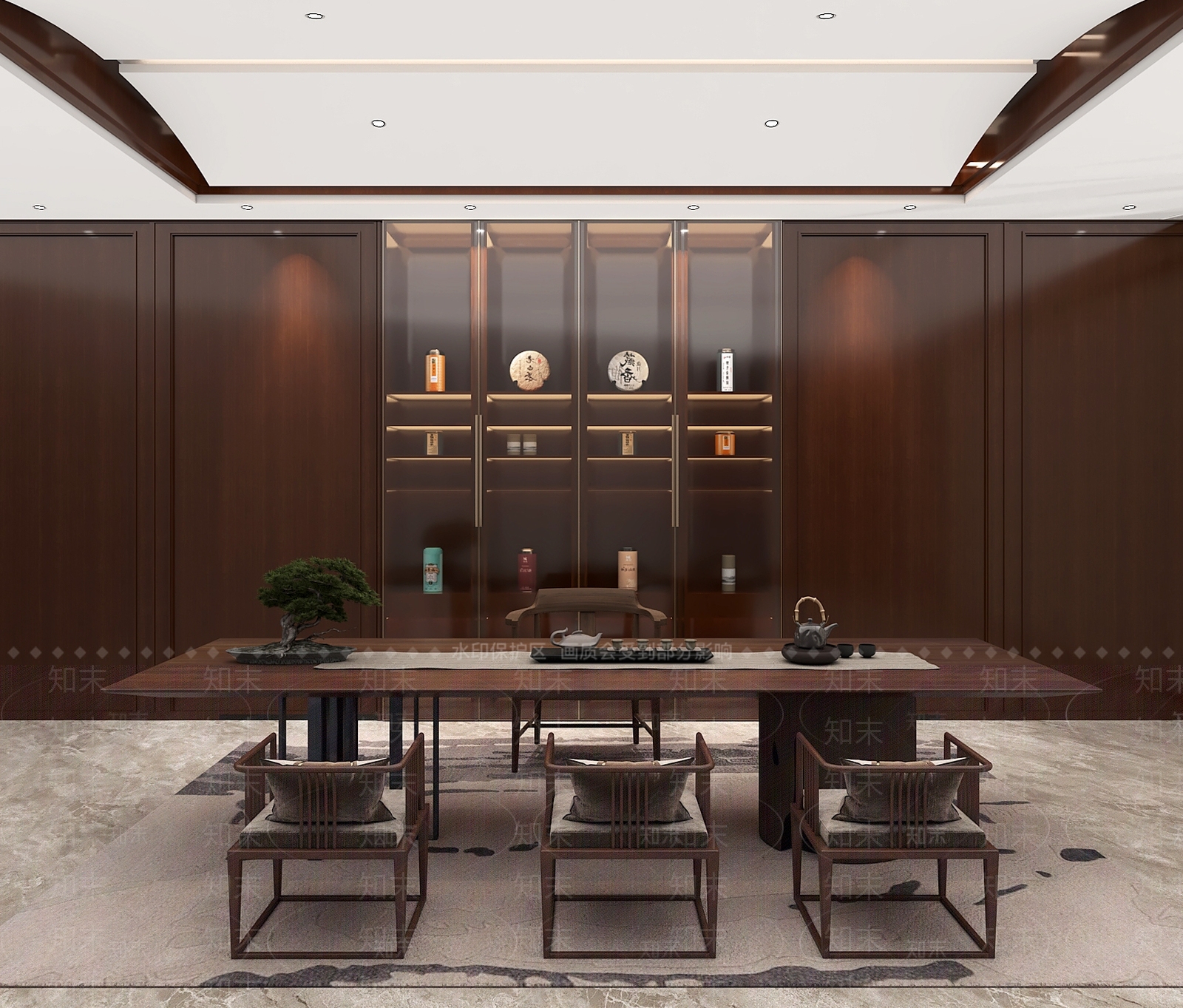 中式茶室3D模型下载【ID:1200289414】