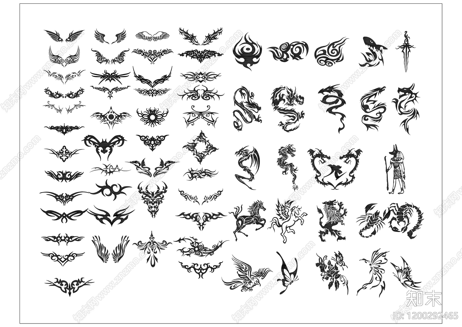 现代动物施工图下载【ID:1200292465】