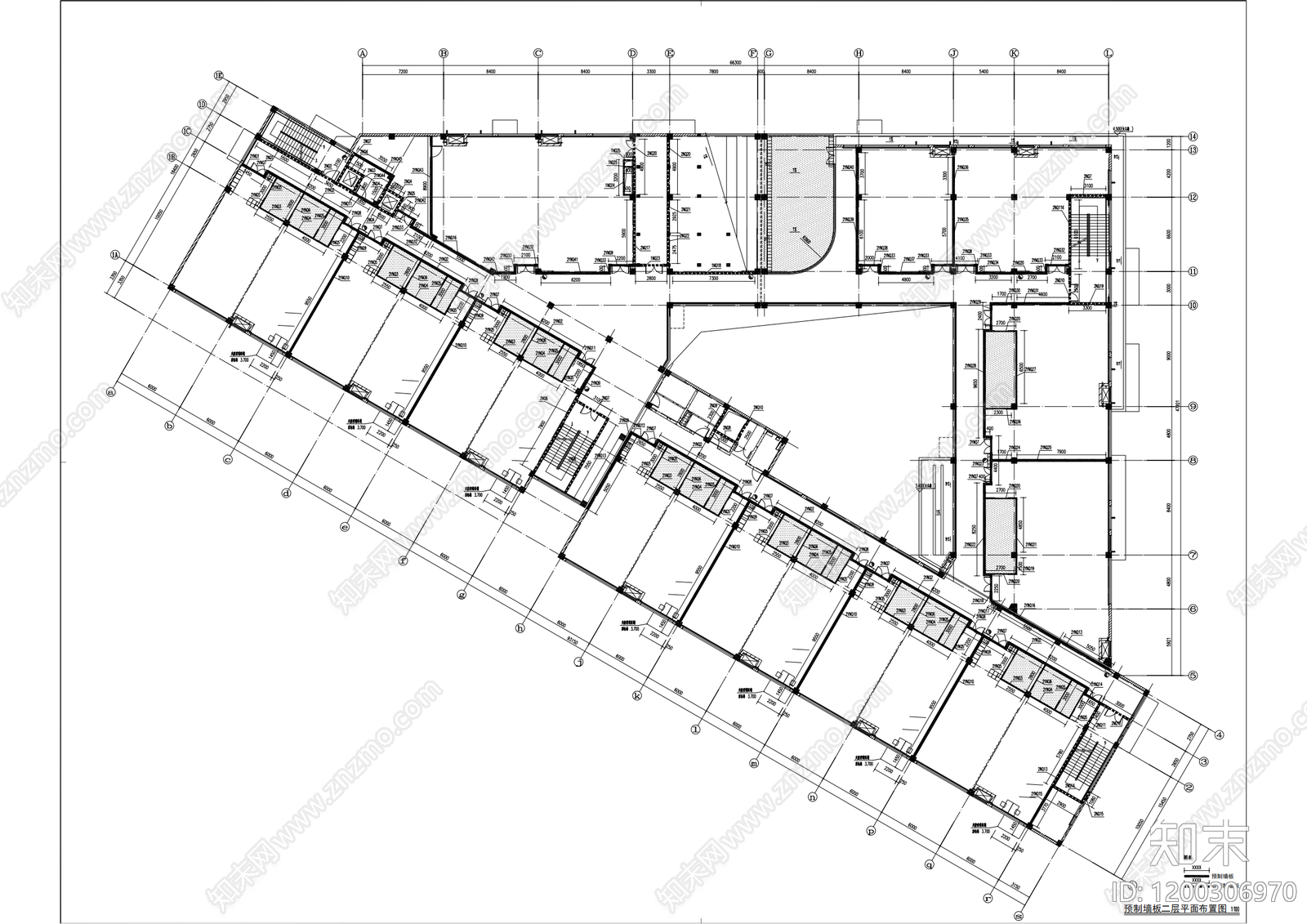 现代幼儿园建筑cad施工图下载【ID:1200306970】