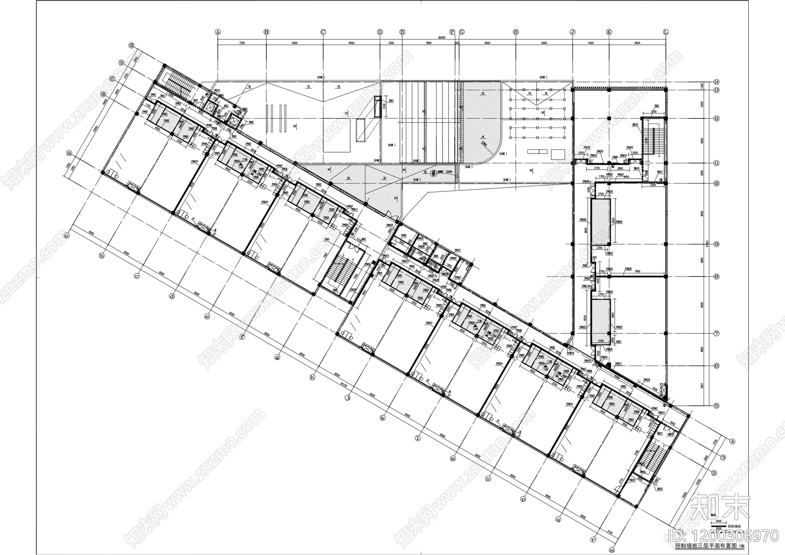 现代幼儿园建筑cad施工图下载【ID:1200306970】