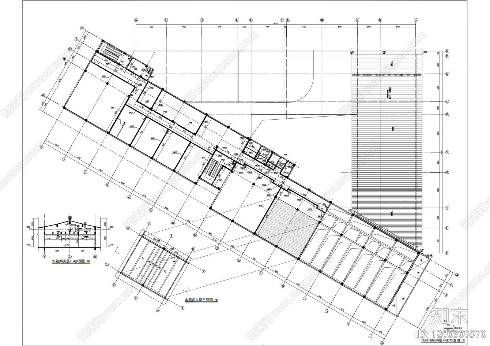 现代幼儿园建筑cad施工图下载【ID:1200306970】