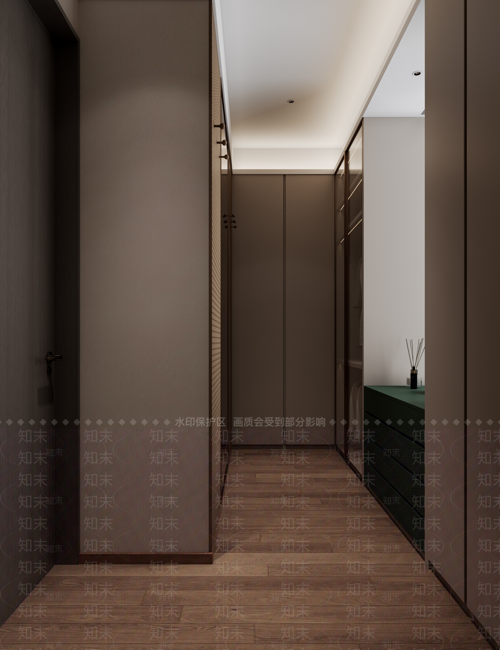 现代衣帽间3D模型下载【ID:1200308165】