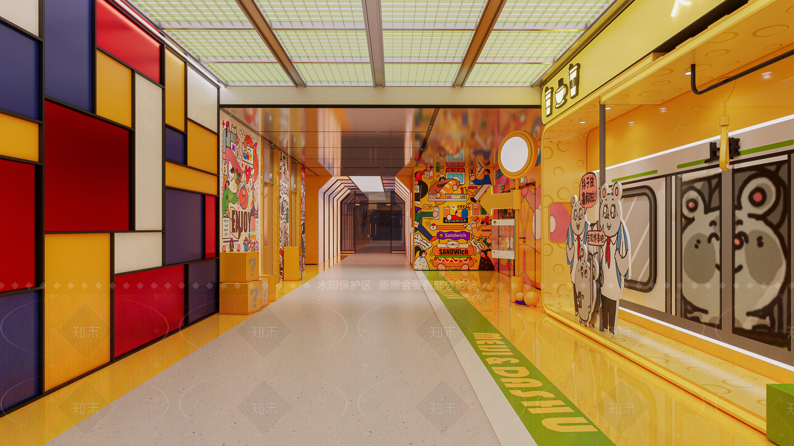 工业商场SU模型下载【ID:1216026670】