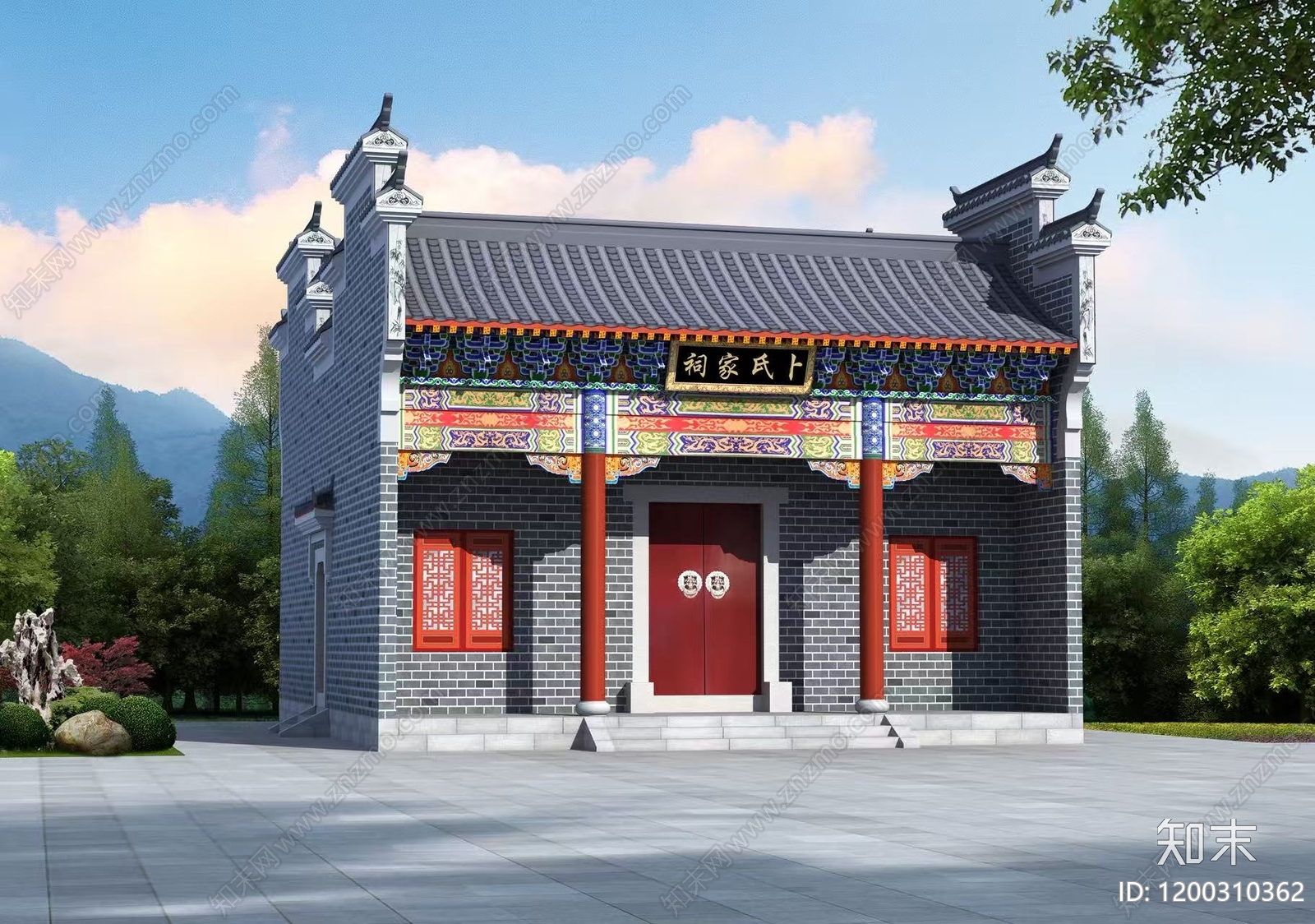 祠堂施工图下载【ID:1200310362】