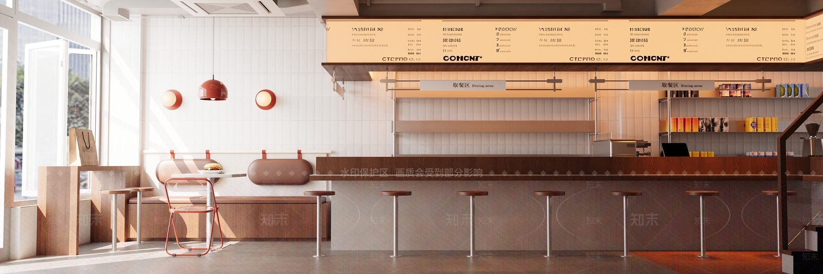 现代快餐店3D模型下载【ID:1215179467】