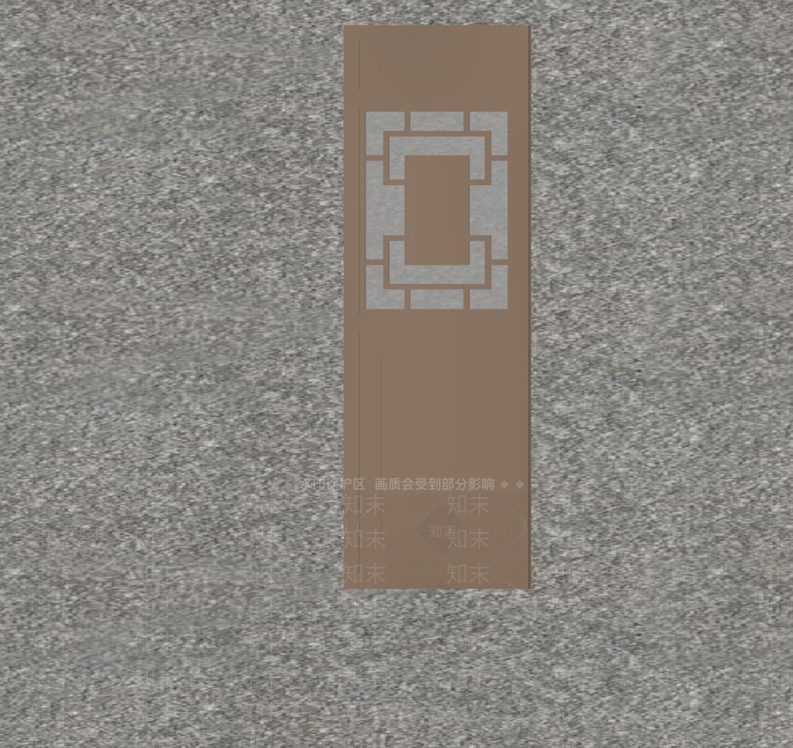 中式镂花窗SU模型下载【ID:1200331317】