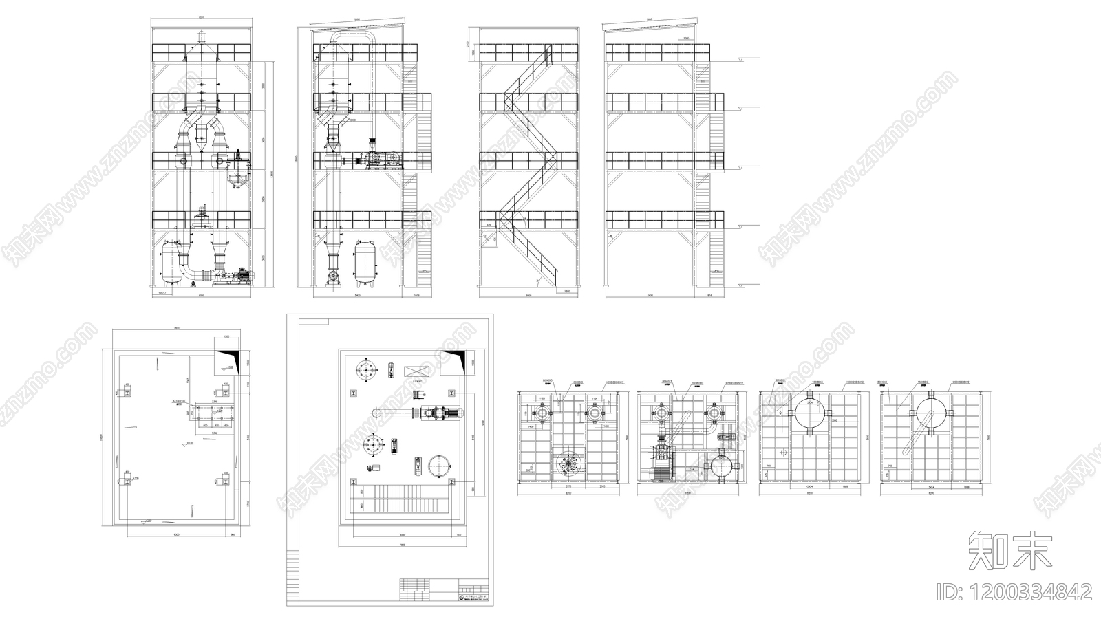 钢结构施工图下载【ID:1200334842】