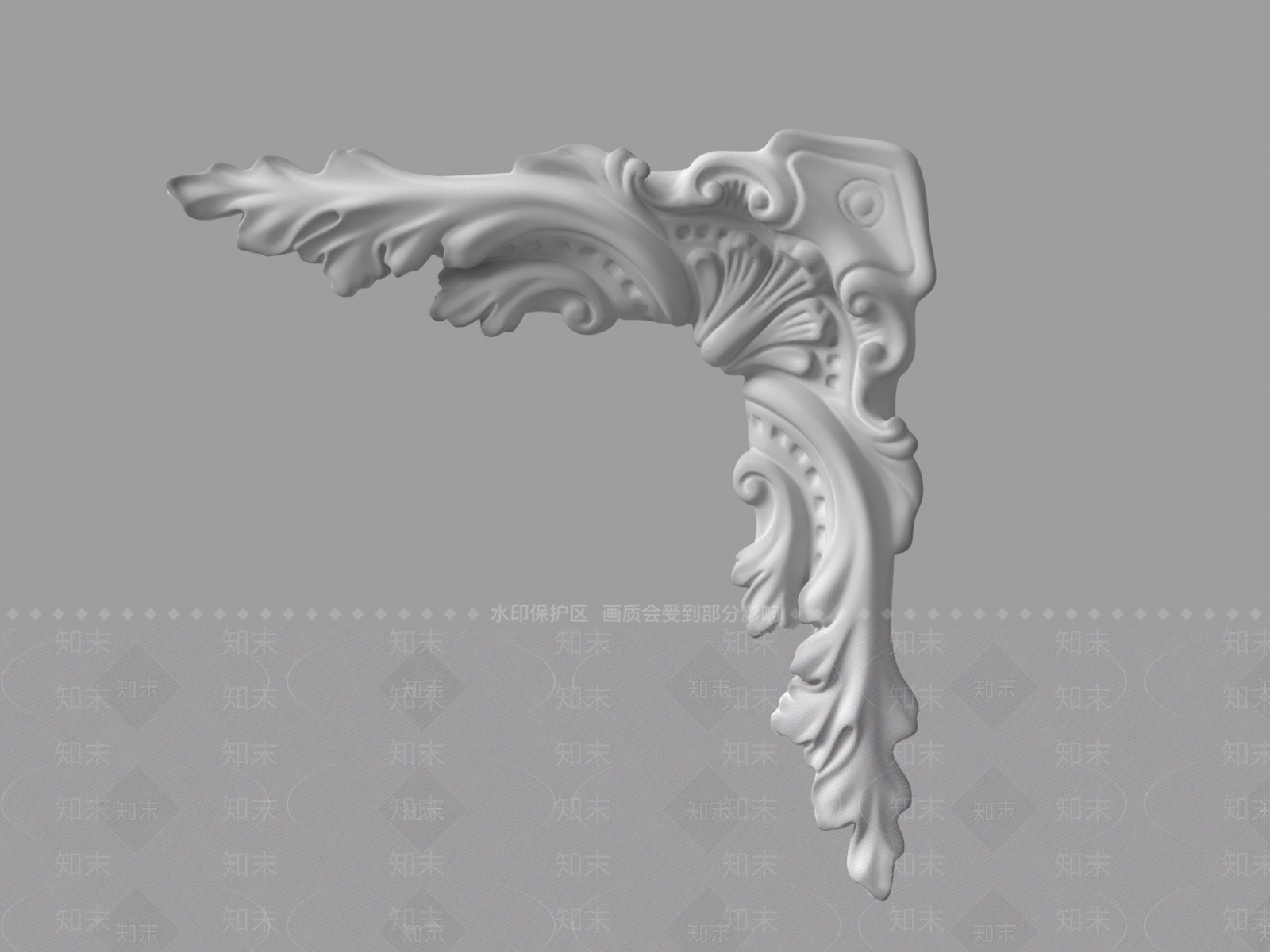欧式雕花3D模型下载【ID:1200338725】