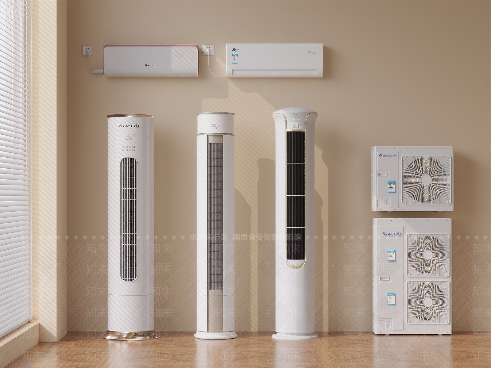 空调3D模型下载【ID:1200339247】