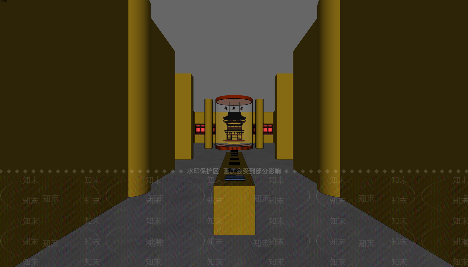新中式现代其他文化空间SU模型下载【ID:1200342372】
