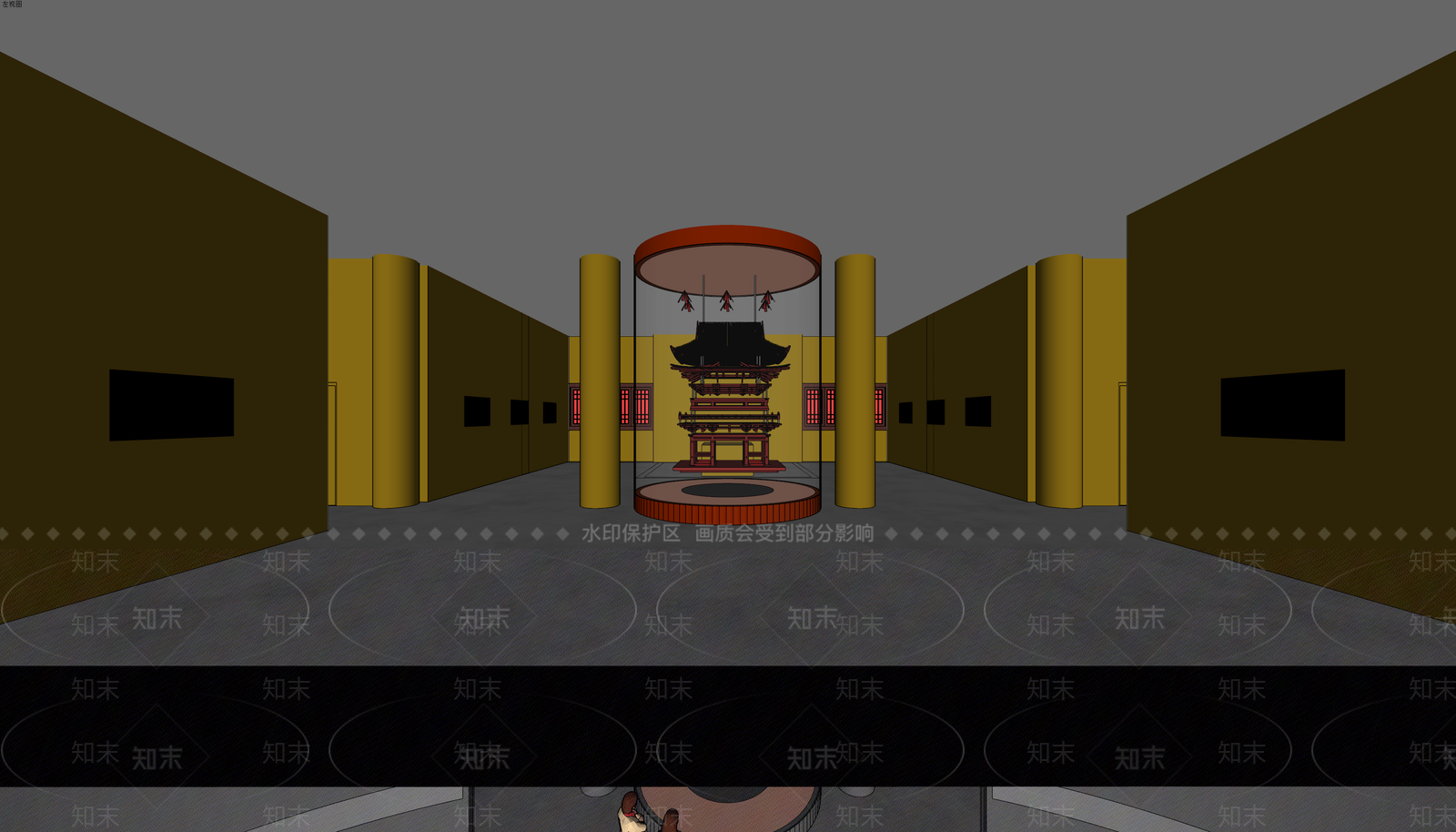 新中式现代其他文化空间SU模型下载【ID:1200342372】