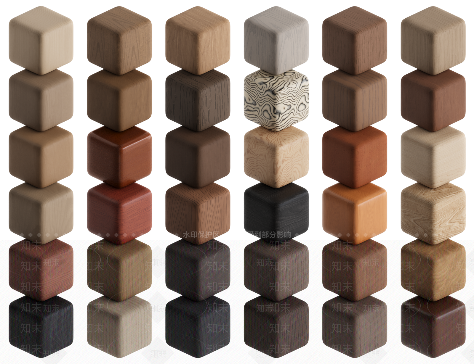 复古现代木饰面3D模型下载【ID:1200343204】