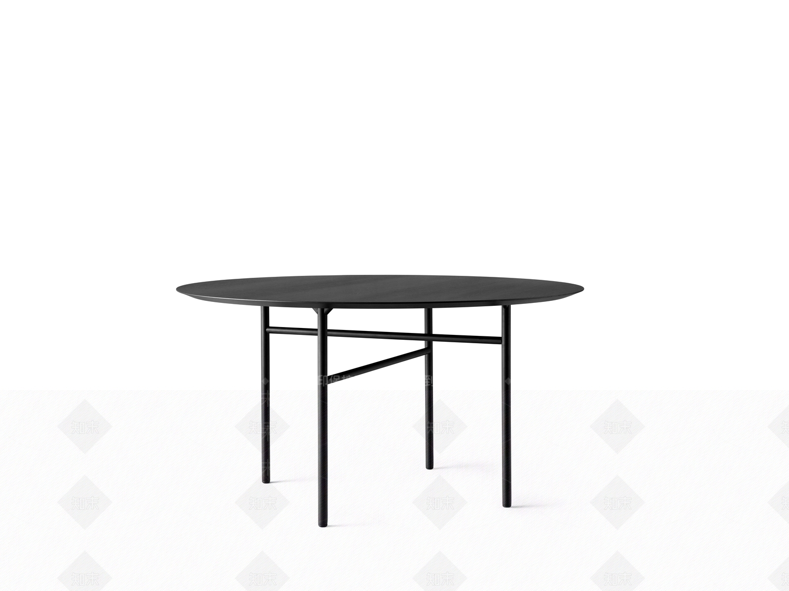 现代中古餐桌SU模型下载【ID:1200344704】