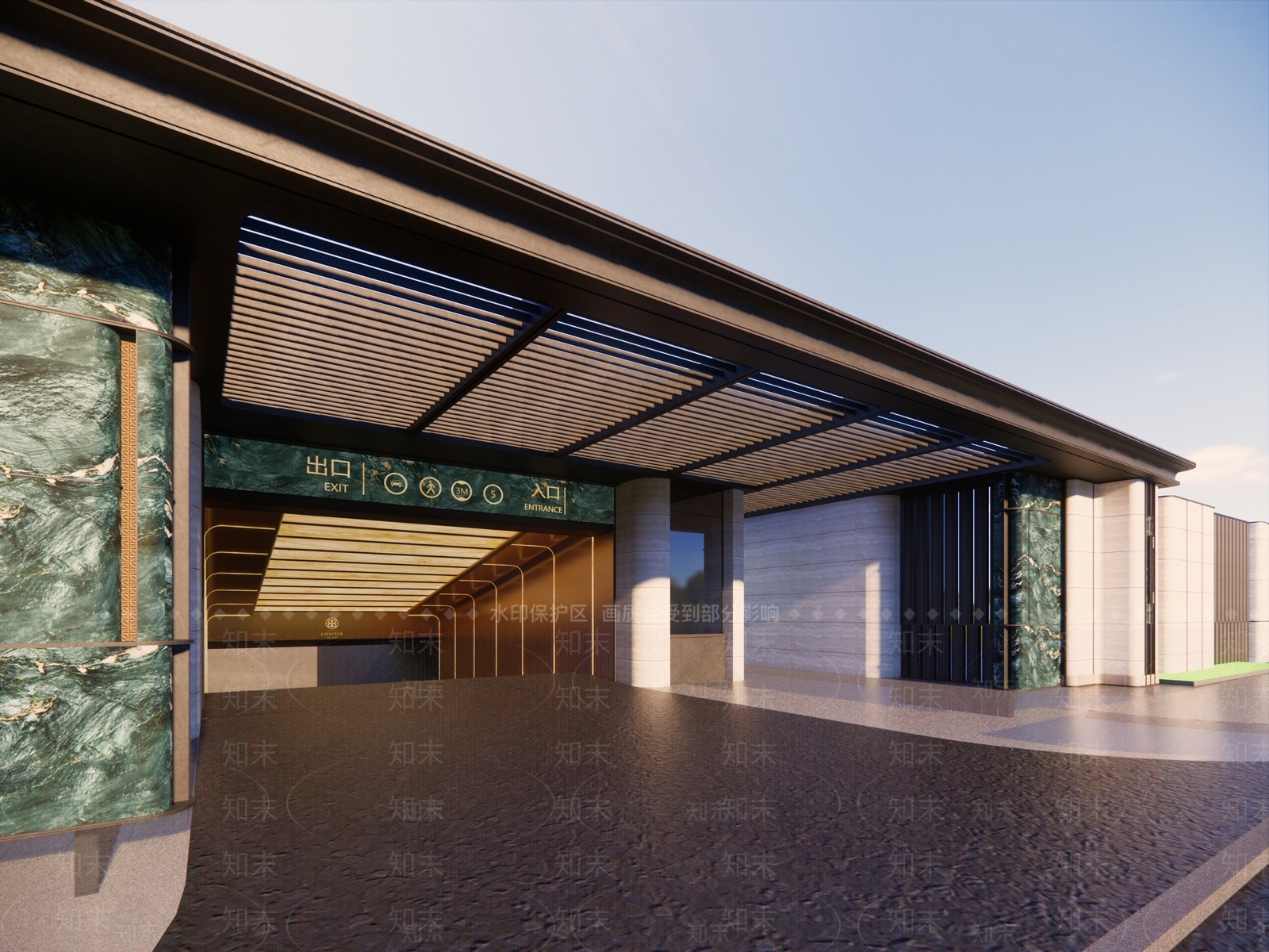 现代其他景观小建筑SU模型下载【ID:1200345879】