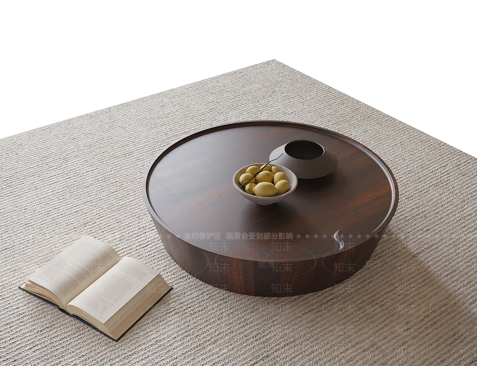现代茶几3D模型下载【ID:1200346764】