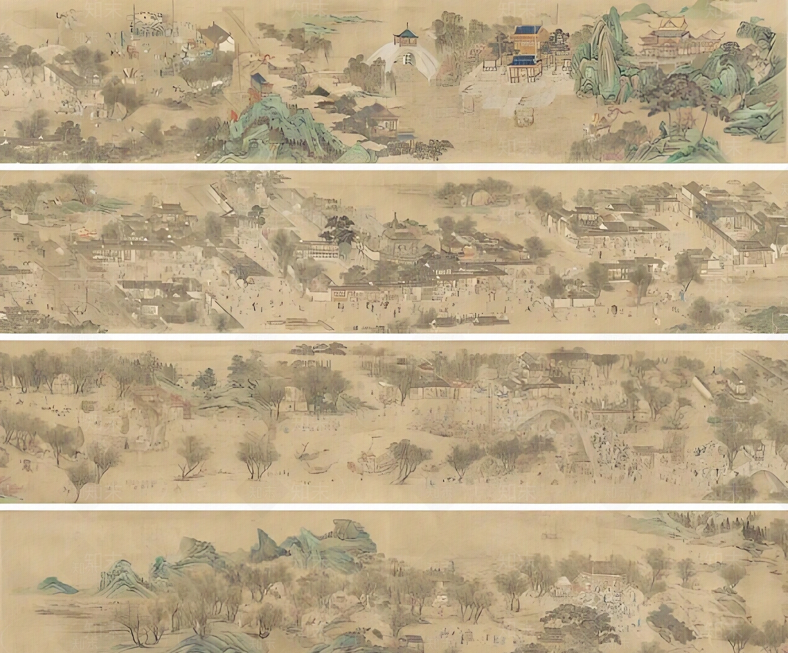 新中式中式壁画贴图下载【ID:1200348847】