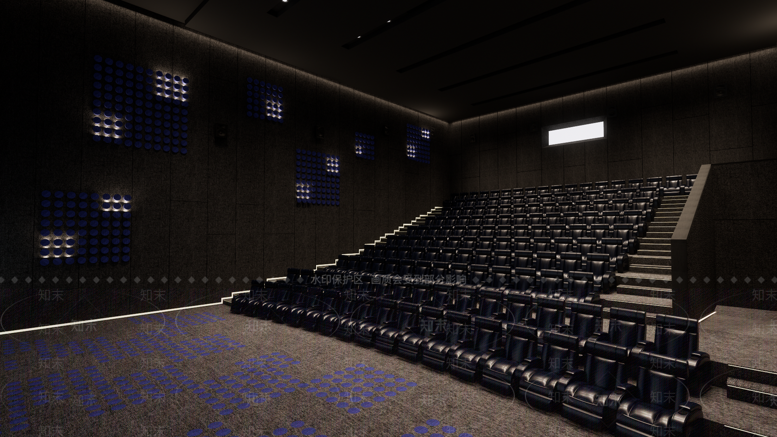 现代电影院SU模型下载【ID:1200352493】