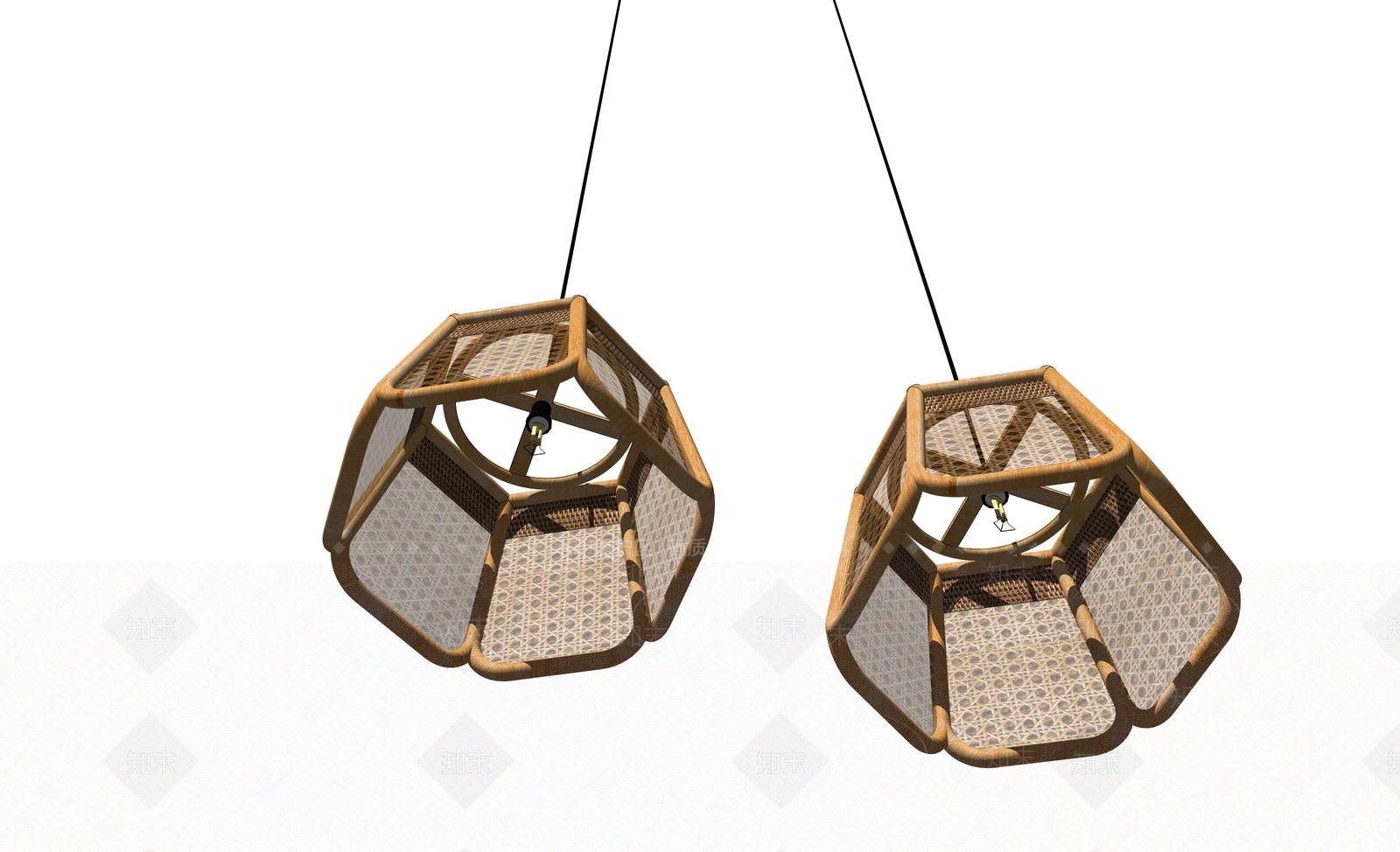 新中式中式草坪灯SU模型下载【ID:1200356146】