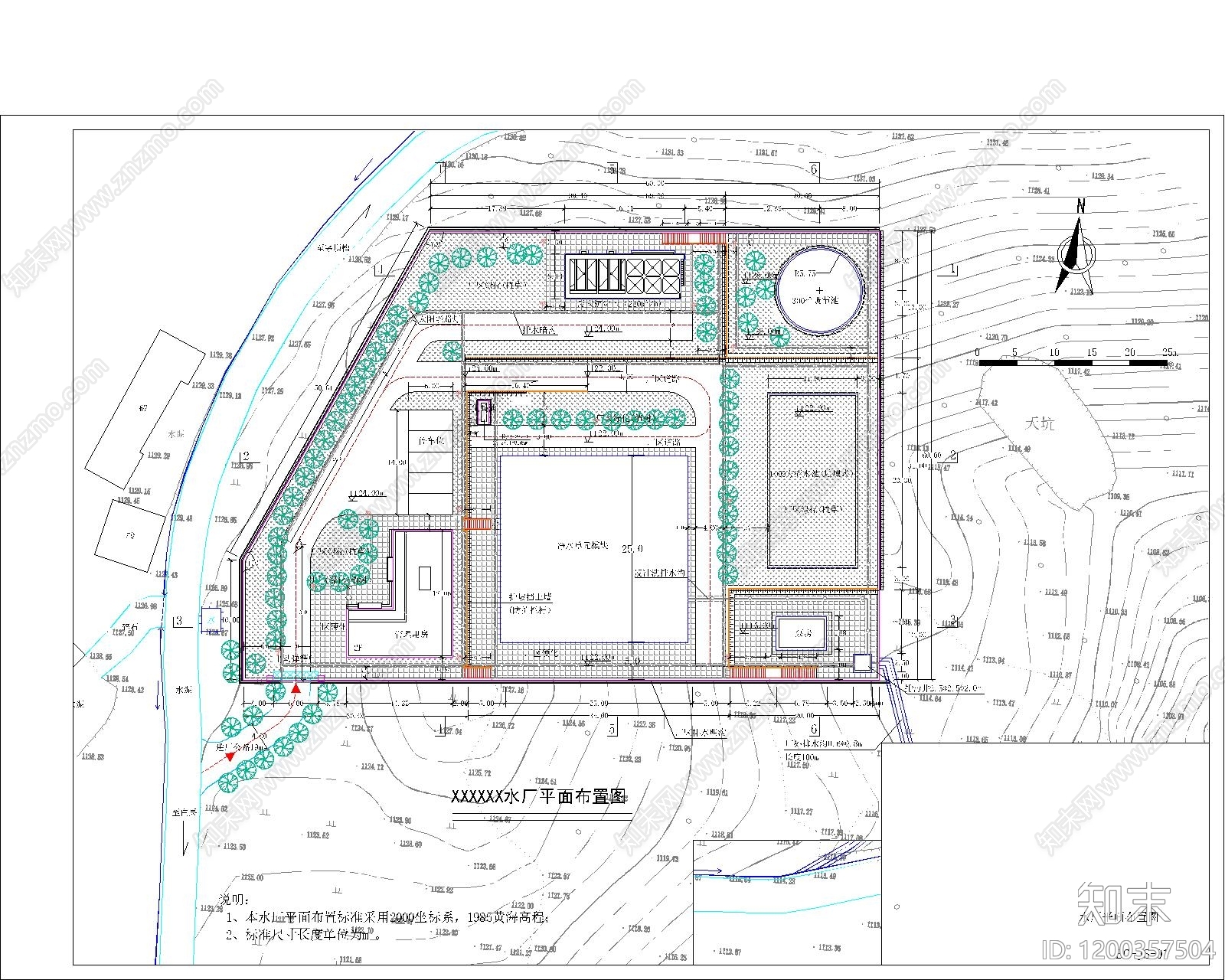 建筑平面布置图施工图下载【ID:1200357504】