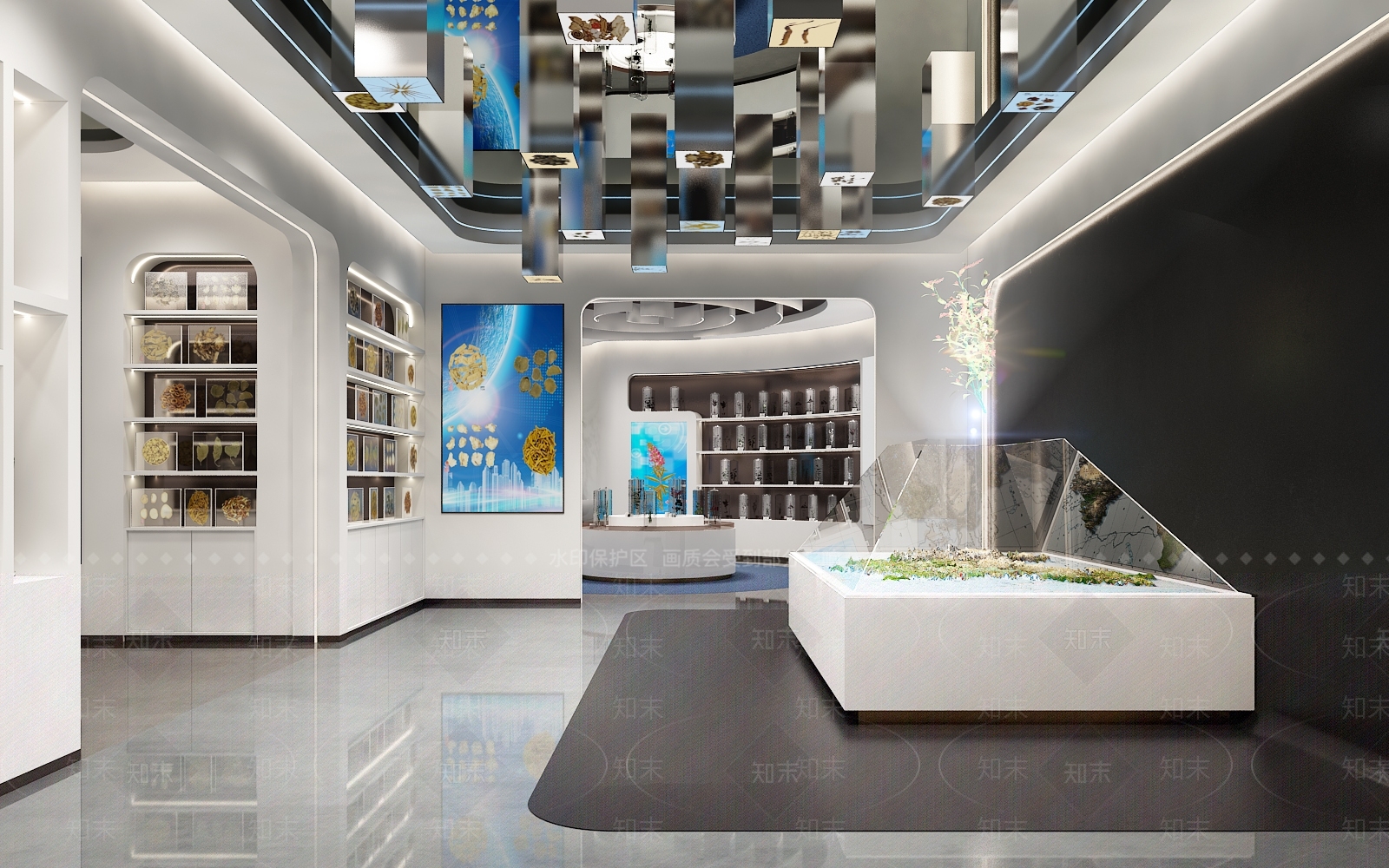现代其他展厅3D模型下载【ID:1200357652】