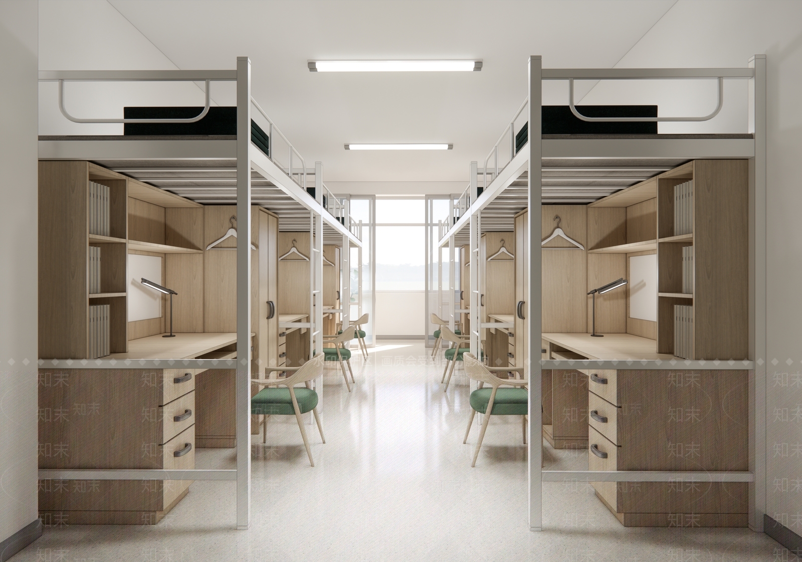 现代宿舍SU模型下载【ID:1200365816】