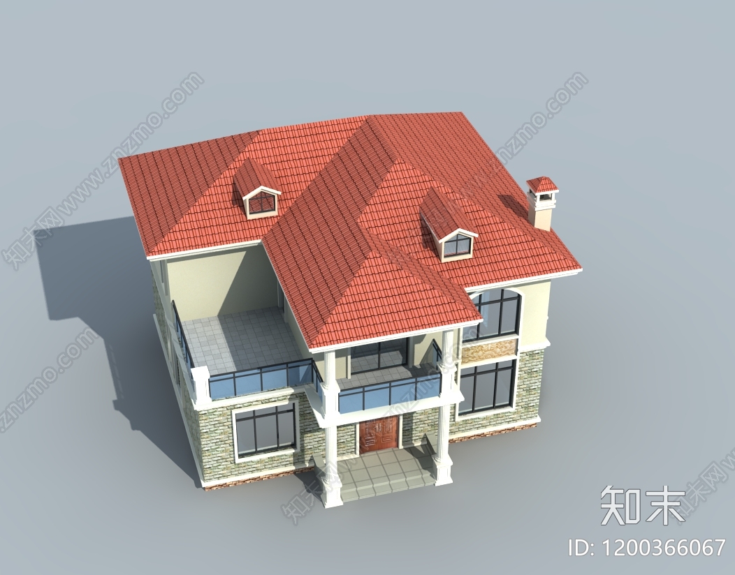 欧式简欧别墅建筑cad施工图下载【ID:1200366067】