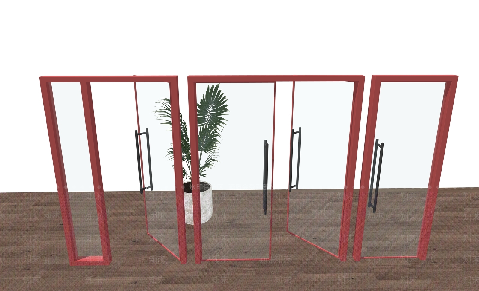 中式观光电梯SU模型下载【ID:1200366194】