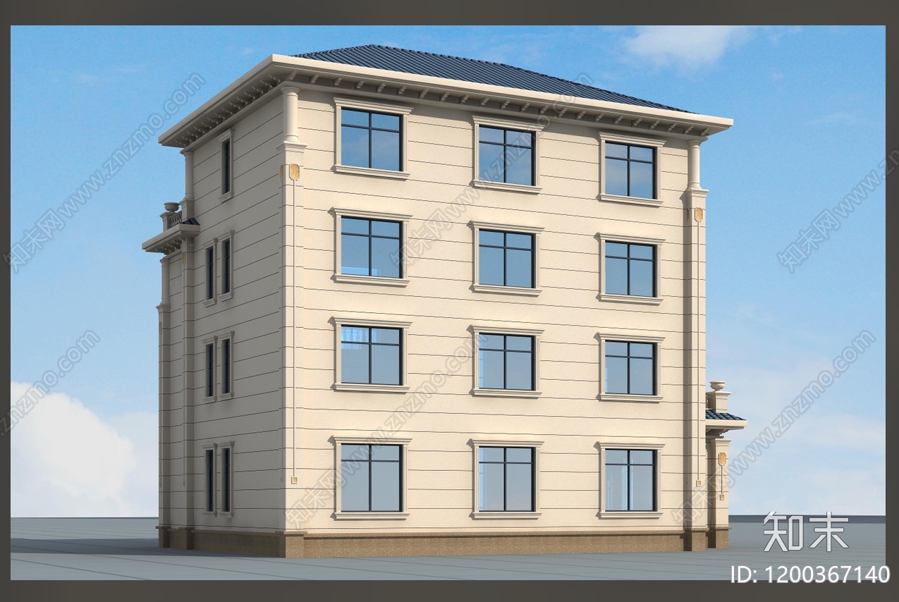 欧式简欧别墅建筑cad施工图下载【ID:1200367140】