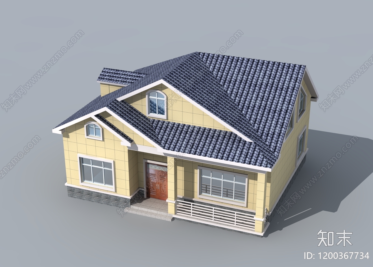 欧式简欧别墅建筑cad施工图下载【ID:1200367734】