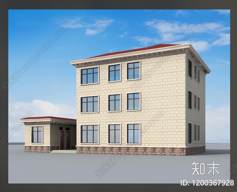 欧式简欧别墅建筑cad施工图下载【ID:1200367928】