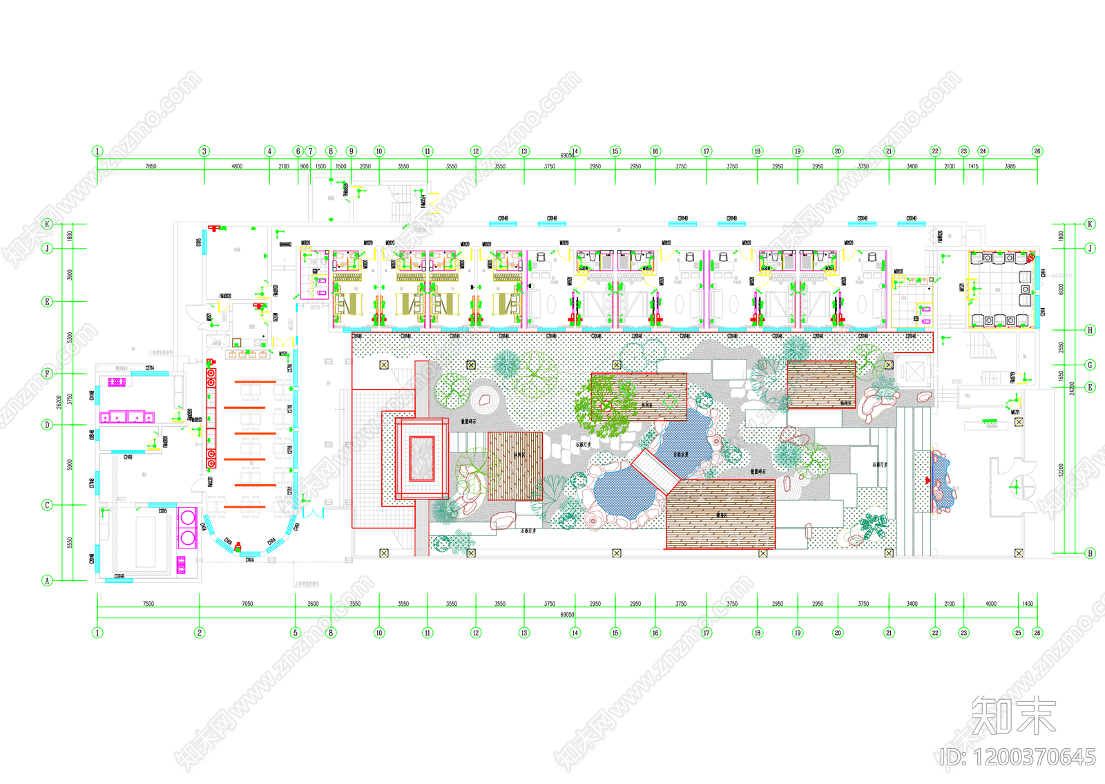 中式其他景观cad施工图下载【ID:1200370645】