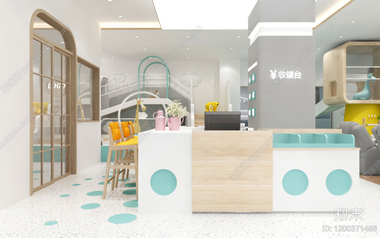 现代便利店施工图下载【ID:1200371488】