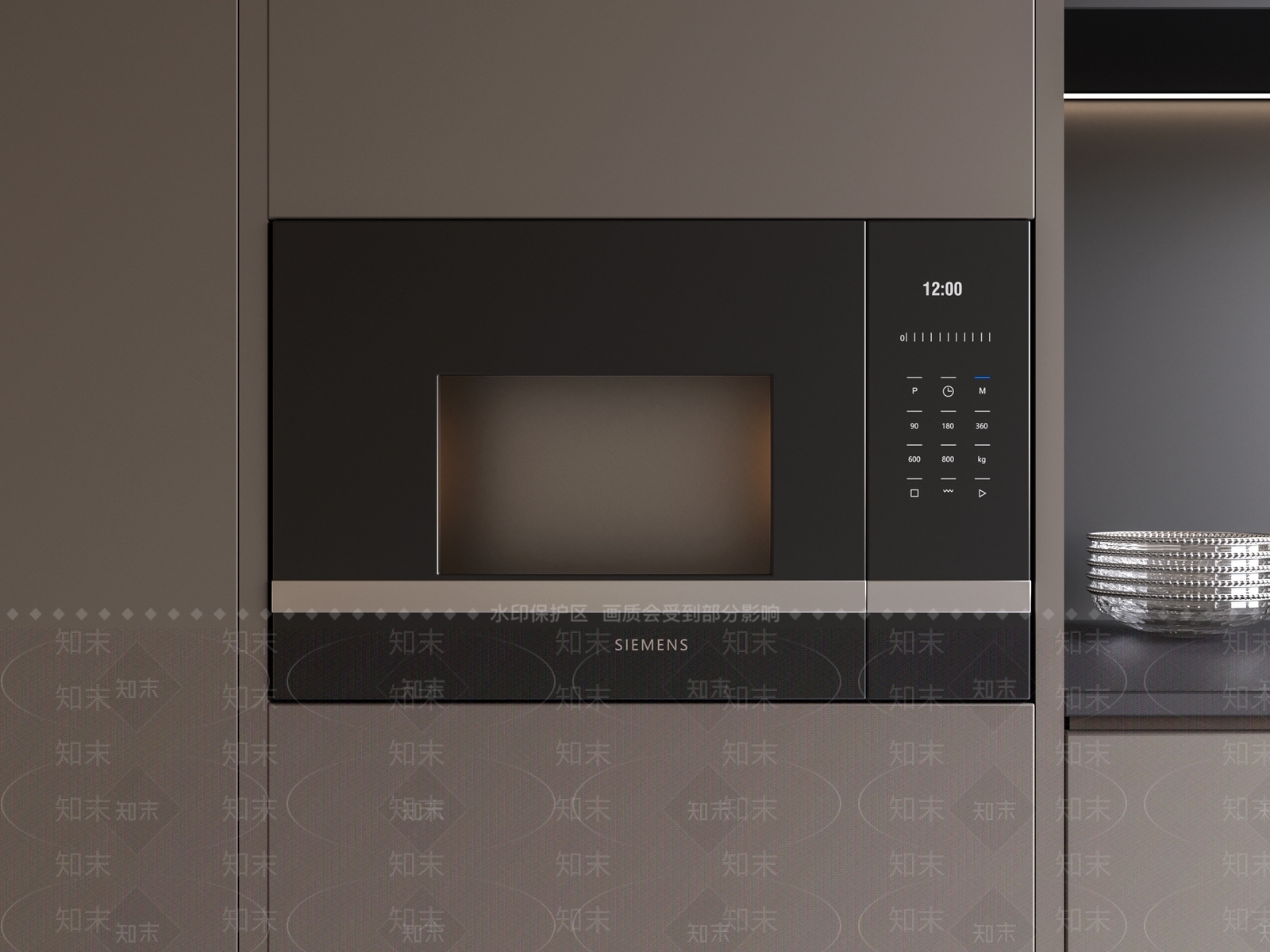 微波炉SU模型下载【ID:1200375291】