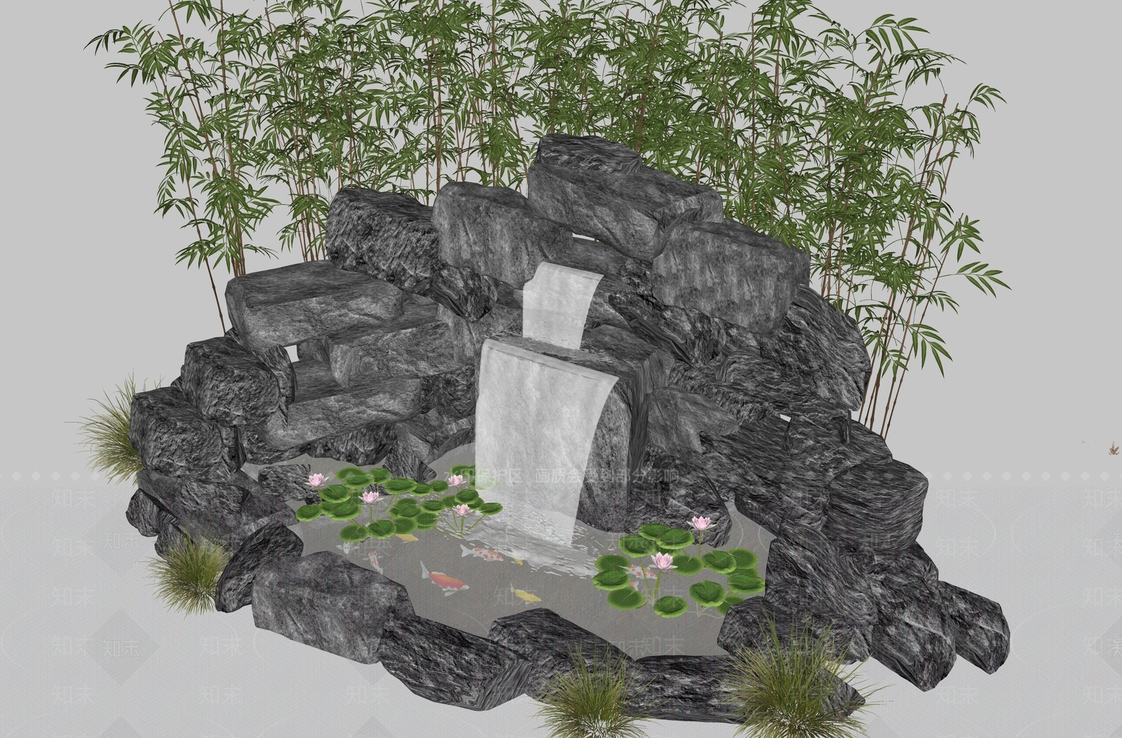 现代其他景观小品SU模型下载【ID:1200384948】