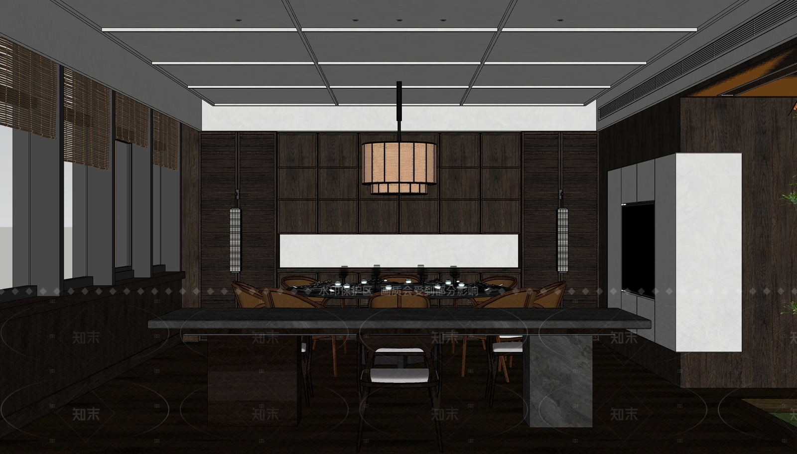 现代包厢SU模型下载【ID:1216017109】