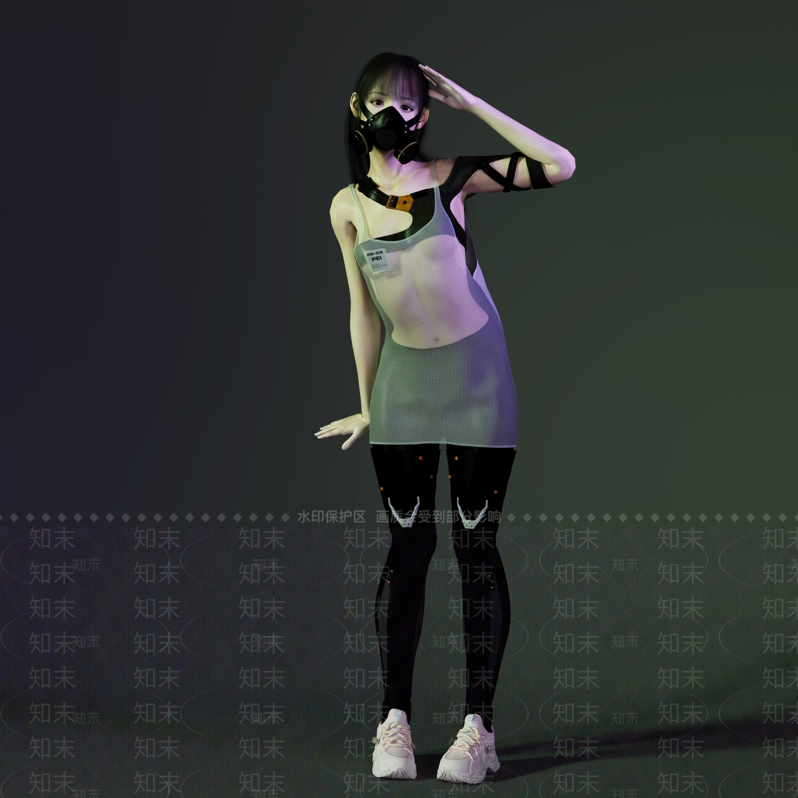 女人3D模型下载【ID:1200387633】