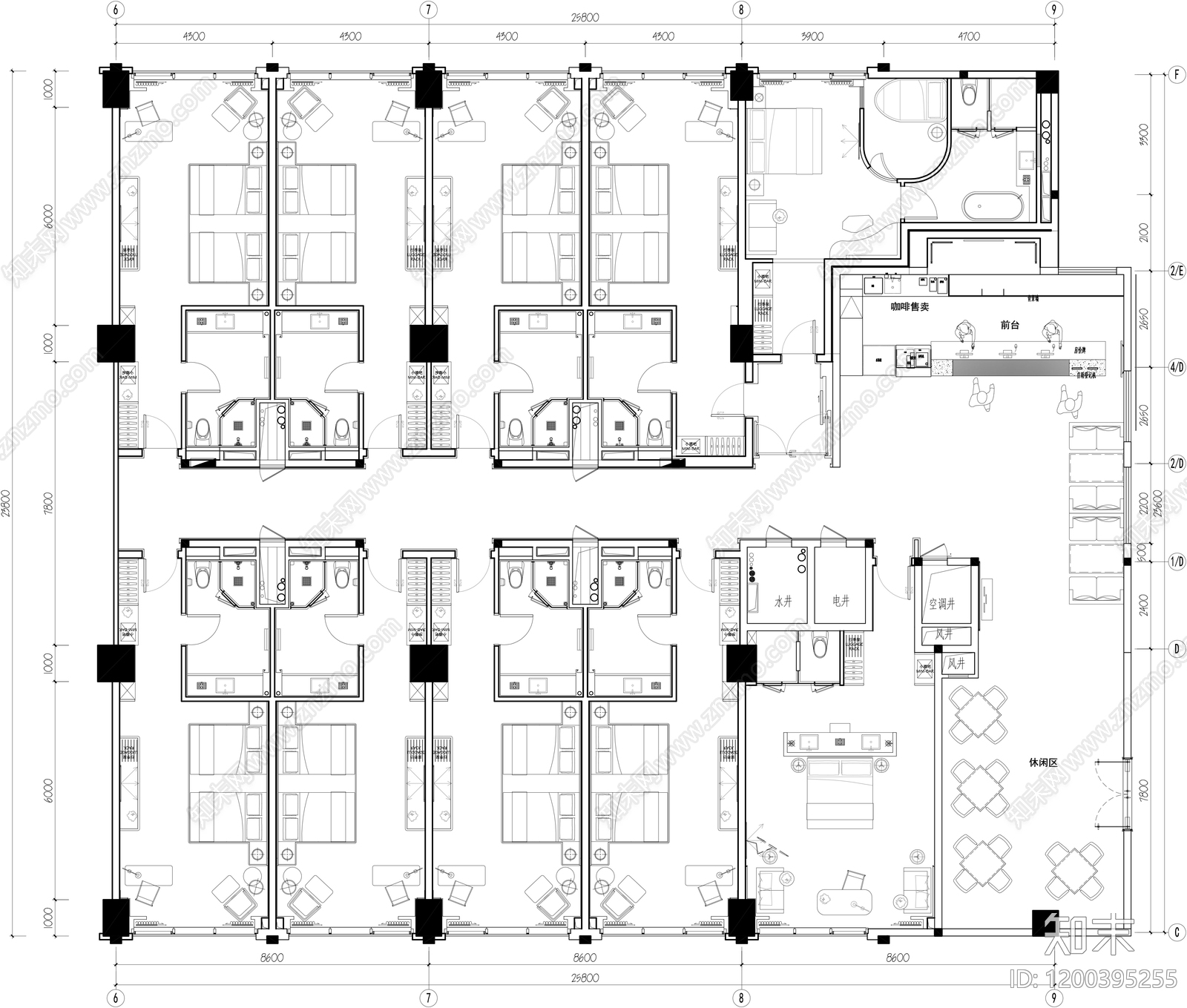 民宿施工图下载【ID:1200395255】