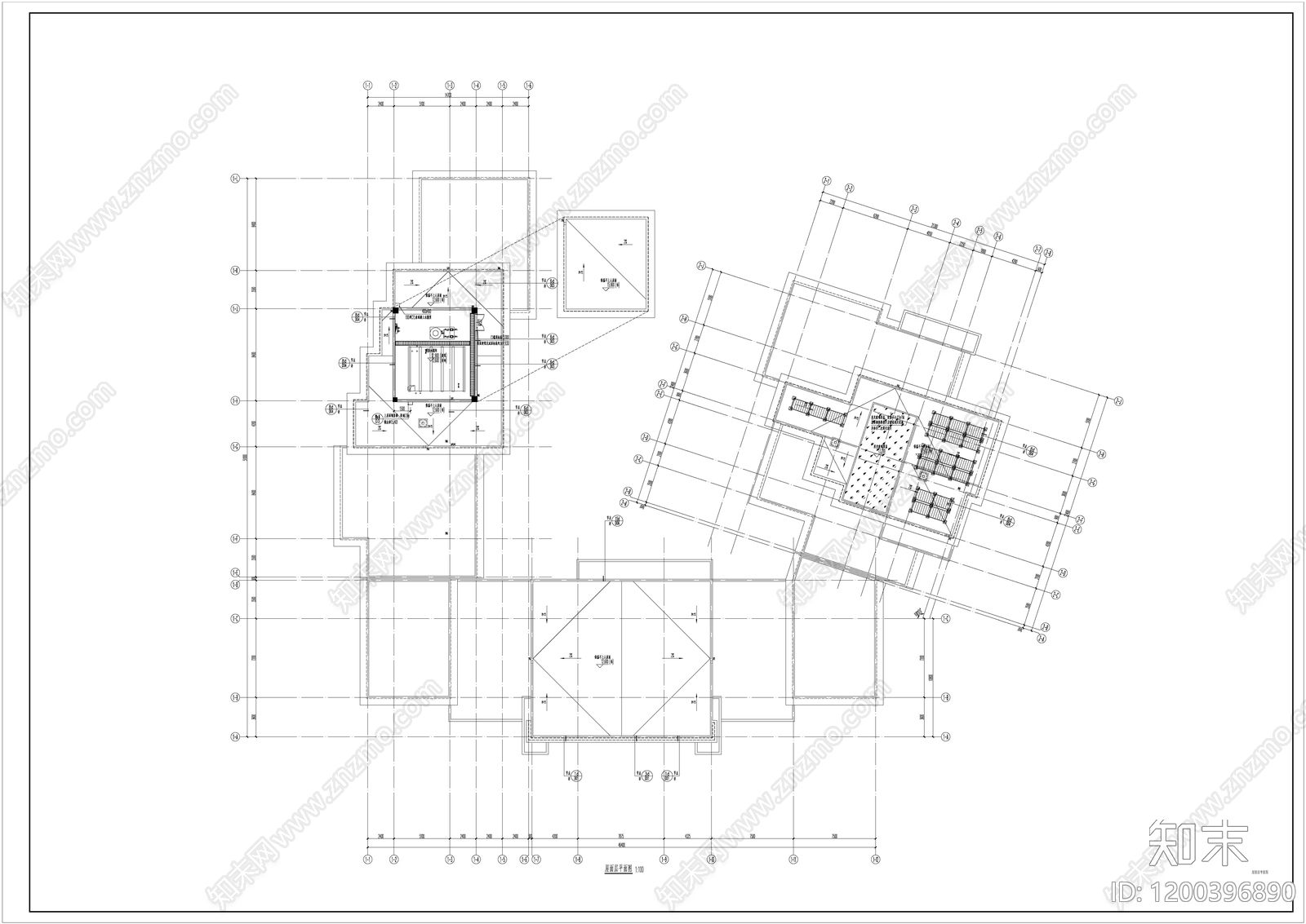 现代其他公共建筑cad施工图下载【ID:1200396890】