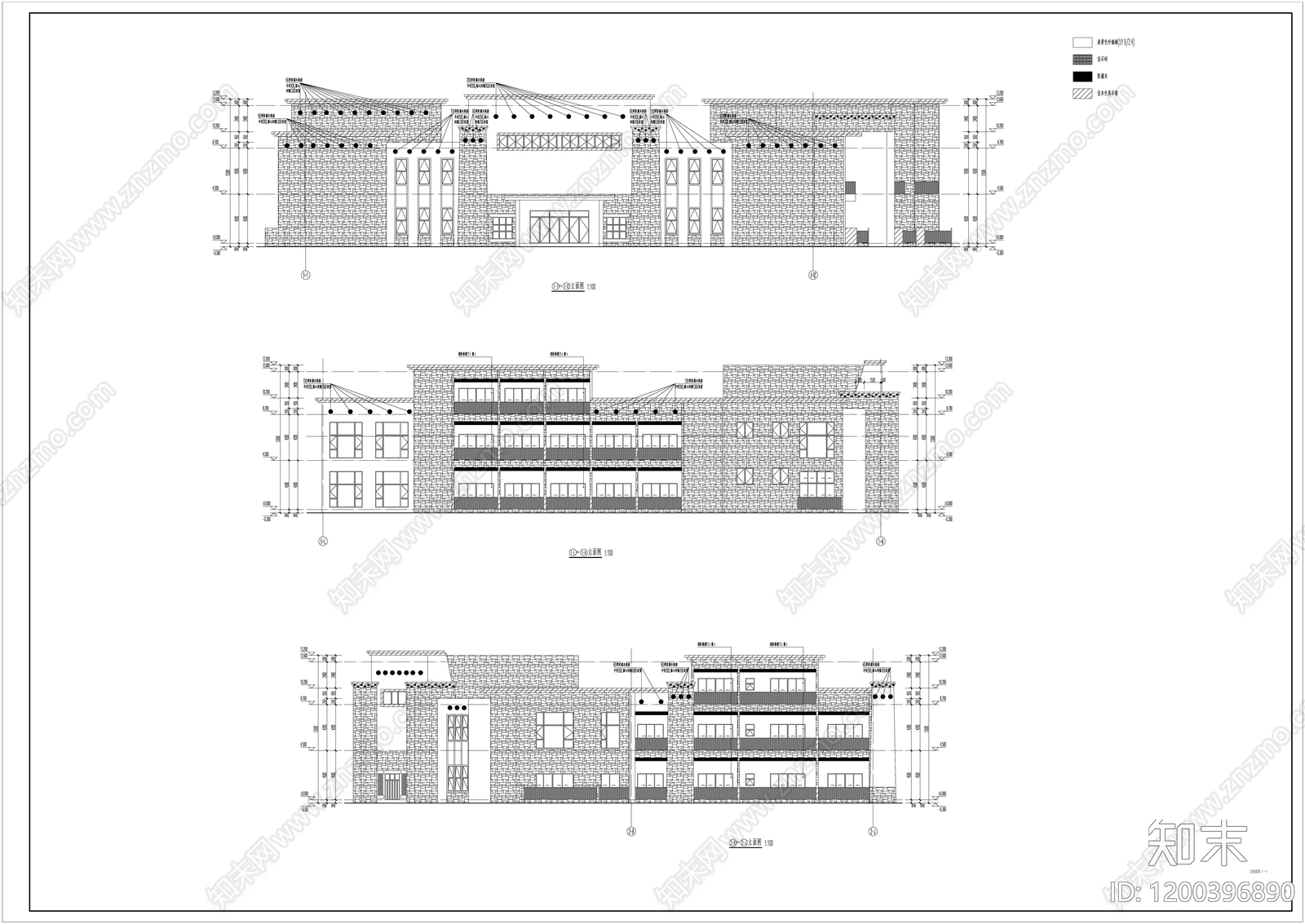 现代其他公共建筑cad施工图下载【ID:1200396890】