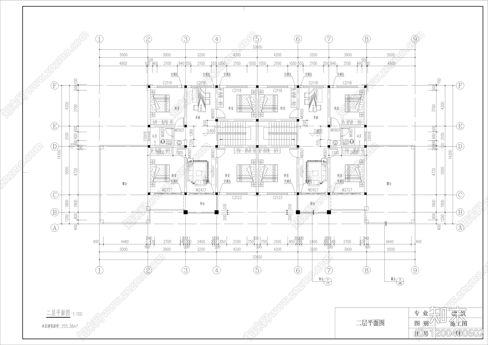 欧式简欧别墅建筑cad施工图下载【ID:1200400602】