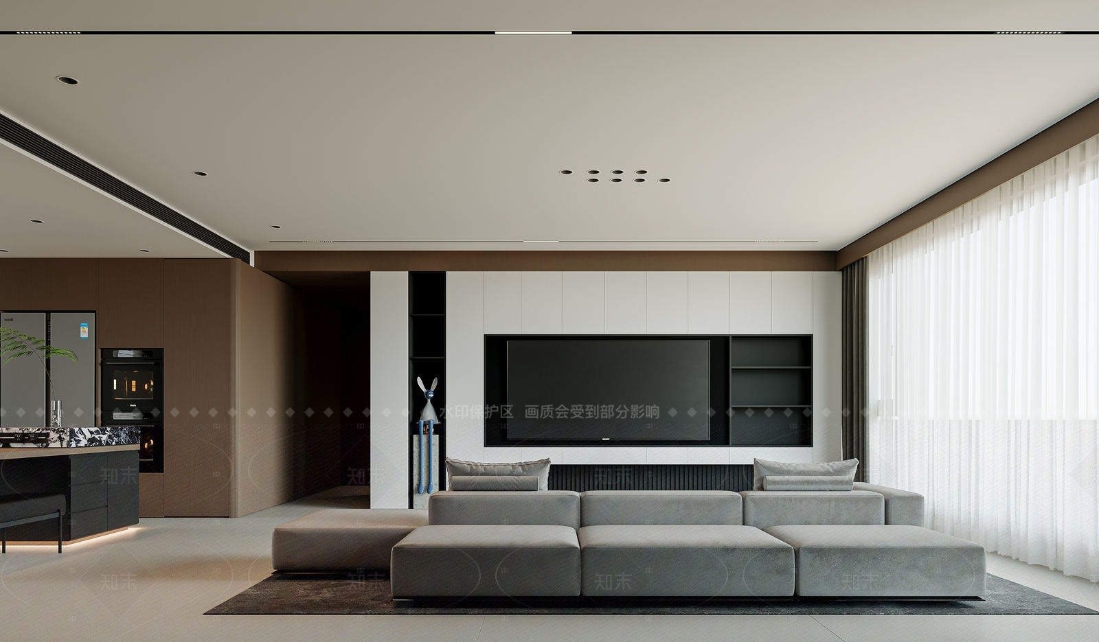 现代玄关3D模型下载【ID:1215180292】