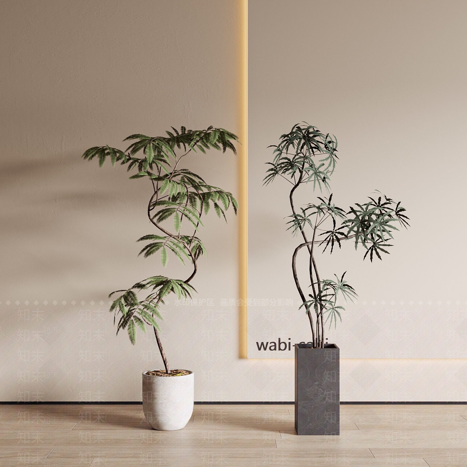 盆栽3D模型下载【ID:1200404273】