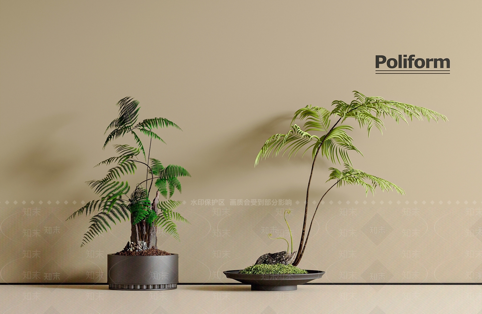 盆栽3D模型下载【ID:1200404761】