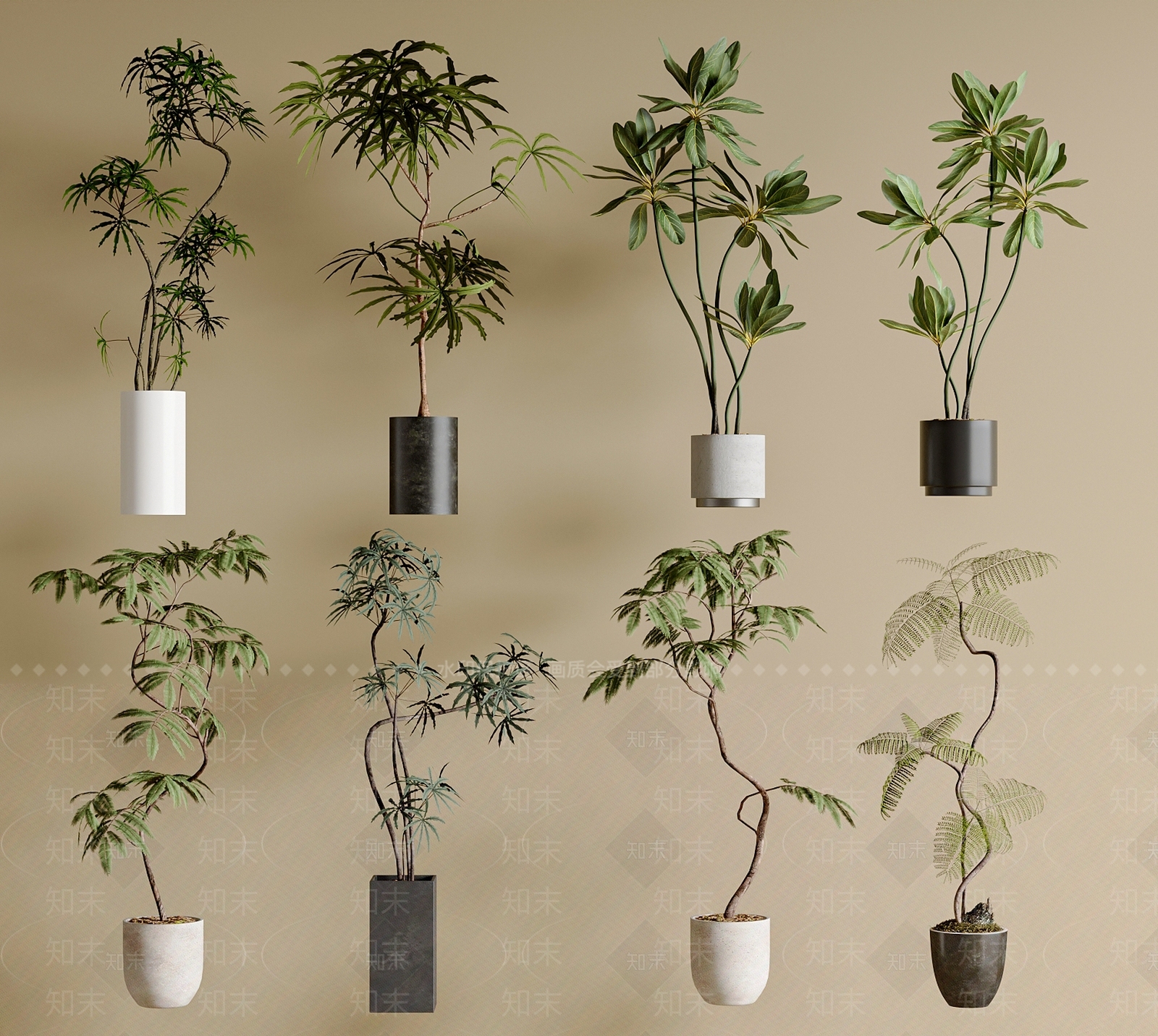 盆栽SU模型下载【ID:1200407149】
