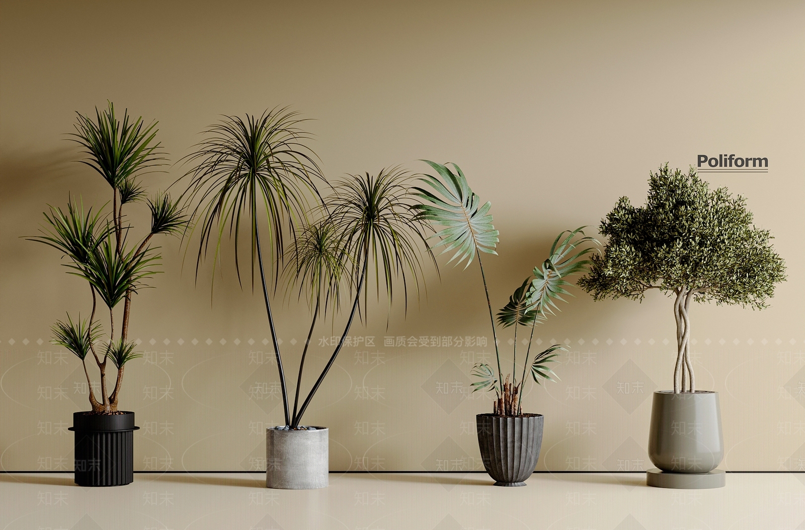 盆栽SU模型下载【ID:1200407725】